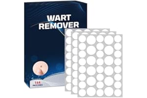 Bureebo Wart Remover,Fast & Easy Operate Hydrocolloid Gel Waterproof Invisible Sticker,Suitable for All Skin,Friendly to New-User(144pcs)-a1
