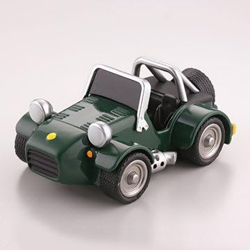 Amazon カプセルqミュージアム ワールドカーデフォルメ1 欧州車編 7 スーパー7 ダークグリーン 単品 カプセル玩具 おもちゃ