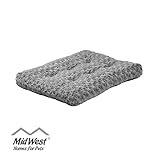 Plush Pet Bed 40624-SGB| Ombr&eacute; Swirl Dog Bed & Cat Bed | Gray 23L x 18W x 1.75H Inches for Small Dog Breeds