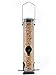 Gray Bunny GB-6847 Classic Tube Feeder, Premium Hard Plastic Outdoor Birdfeeder with Steel Hanger, Weatherproof and Water Resistant primary