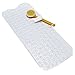 Bathroom Bath Shower Mat Vinyl Material Extra Long 39 x 15.5 Inches (Clear)