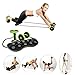 Roll N Flex Ab Roller Abdominal Muscle Trainer and Flex Workout