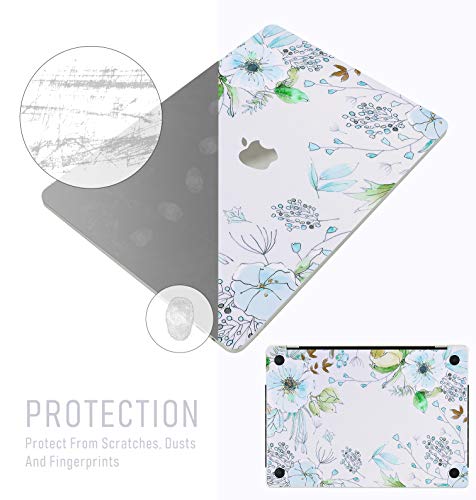 Digi-Tatoo MacBook Skin Decal Sticker Compatible with MacBook Pro 15 inch w/Touch Bar (Model A1707/A1990), Easy Apply Full Body Protective Vinyl Skin [Elegant Flower] - Thumbnail 4