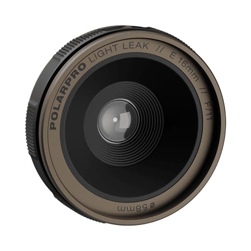 PolarPro - LightLeak Lens - THE ONE - 28mm - f11 - Camera Lens - Adjustable lightleak - Timeless Effect - Sony E Mount
