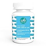 Wellness Basics Extra Strength Pain Relief PM Acetaminophen Diphenhydramine Caplet, 500 Count