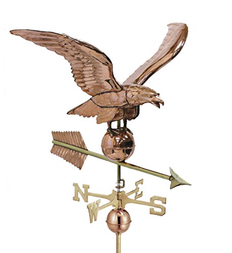 Good Directions 34" Smithsonian Eagle Estate Weathervane, Pure Copper