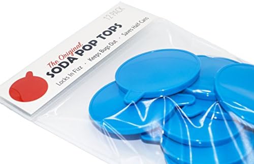 12 Pack Can Lid Covers, Blue