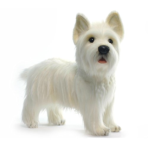 Hansa West Highland Dog Collectible Plush, White, 20