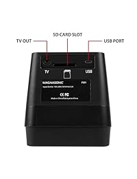 Magnasonic All In One Slide & Film Scanner, High Resolution 23MP, Converts 35mm 110 126 Negatives & 135 Slides into Digital Photos, Vibrant 2.4" LCD Screen, Built In Memory, High Speed Scanning (FS51)