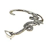 BestOfferBuy Fashion Punk Silver Oriental Dragon Ear Wrap Cuff Clip On Earring