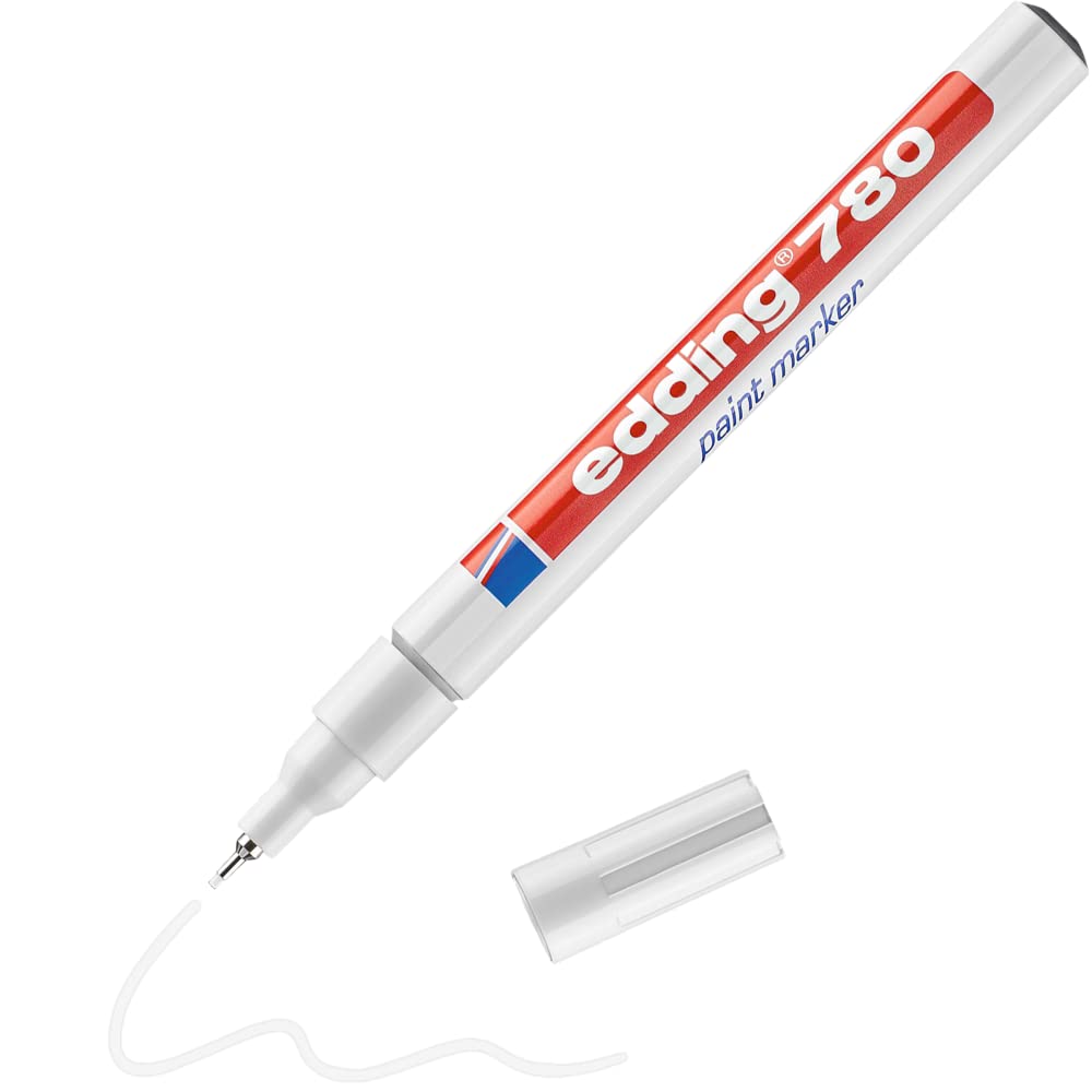 edding 780 Paint Marker Pen Extra Fine Low Odour - White