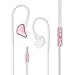 Picun S6 Sports Earbuds in Ear Headphones with Microphone&Volume Control for Running Gym Workout Jogging,Ship from USA(White Rose Gold)