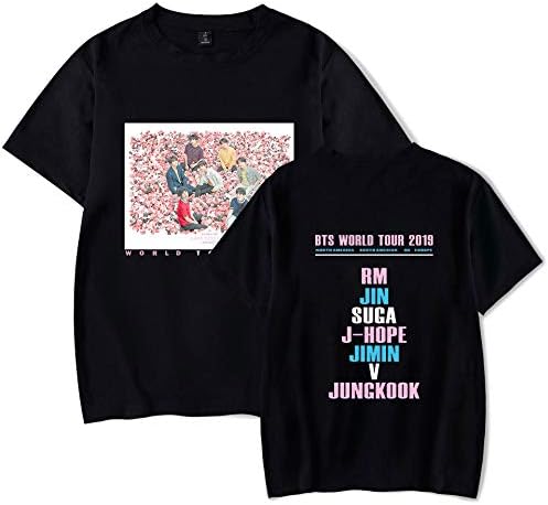 Bts Kpop T Shirt Suga V Jimin Love Yourself Bts World Tour 19 Print Bts Shirts Hip Hop K Pop Cotton Tshirt Short Sleeve C Black Xs Price In Uae Amazon Uae Kanbkam Bts Kpop T Shirt Suga V Jimin Love Yourself Bts World Tour 19 Print Bts Shirts Hip Hop K Pop Cotton Tshirt Short Sleeve C Black Xs Price In Uae Amazon Uae Kanbkam