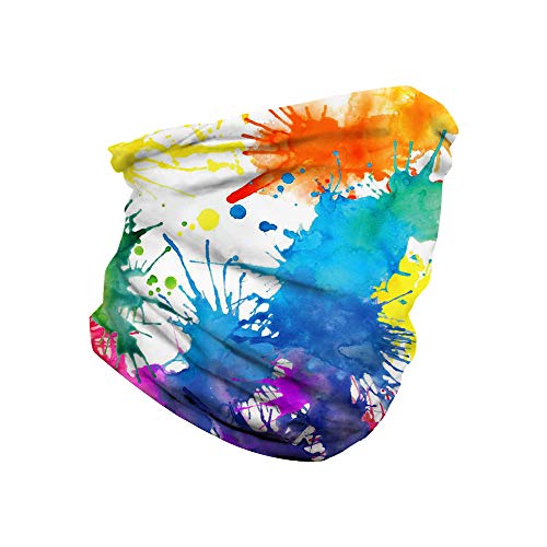 Winter Bandana for Rave Face Mask Dust Wind UV Sun, Neck Gaiter Tube Mask Headwear, Motorcycle Face Mask for Women Men Face Scarf