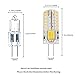 Bogao G4 LED Bulb, 3W Bi-Pin LED Light Bulb, 48×3014 SMD 20W Halogen Bulb Equivalent, Silicone Coated Shatterproof 220 Lumens 360° Beam Angle AC/DC 12V 3500K- Warm White 10 Pack