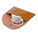 LENTION Split Leather Sleeve Pouch for MacBook Accessories (Wireless Mouse, Apple Laptop Power Adapter for MacBook Air, MacBook 12, MacBook Pro 13 and Small Items), Travel Storage Bag Case (Brown)