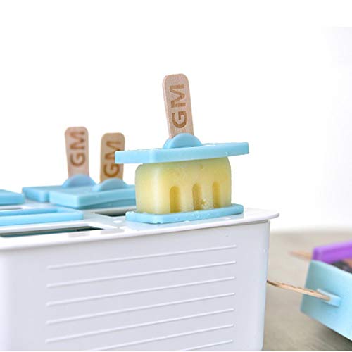 Frozen Ice Cream Lolly Juice Maker Mold 8 Cell Mould Popsicle Yogurt Icebox