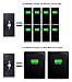 PERFICUS PURE20K Portable Power Bank - 20000mAh External Battery Charger Pack - Fast Charging - 4 USB - Compatible with iPhone, Samsung Galaxy & Other Devices - 2-in-1 Premium Cable