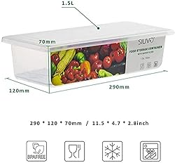 SILIVO Food Storage Containers for Fridge