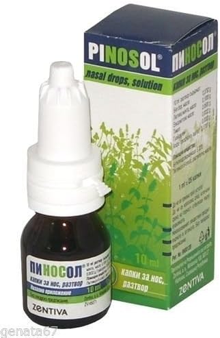 Pinosol Nasal Drops Solution 10 Ml. Fever and Other Inflammatory Diseases Trust Quality by TRUSTSHOP