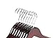 TOPIA HANGER Luxury Wooden Suit Hangers for Closet - Cherry Wood With Extra Thick Hook and Non-Slip Pants Bar, Heavy Duty Coat Hangers With Notches for Shirts - 16 Pack CT01M