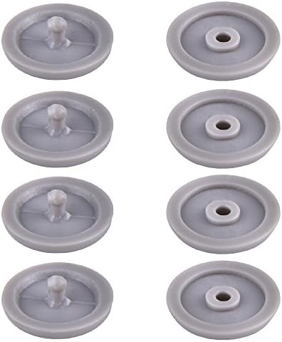 KALASONEER Seat Belt Stop Button Removable Seatbelt Buckle Stopper Button Clip Kit 8Pcs/4set Anti-slip Retainer Snap-On System (Light Grey)