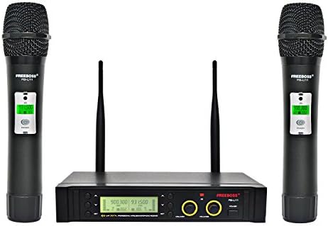 Freeboss FB-U11 UHF Wireless Microphone System Dual Channel IR 2x100 Frequency Wireless Microphone (FB-U11)