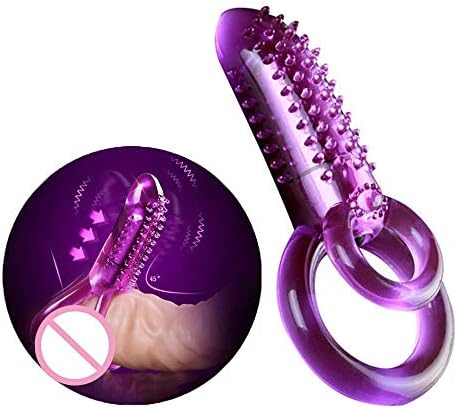 Silicone Flexible Vîb-Rát-Or P-Ê-ň-Ï-s R-Ï-ň-g Clit Stímulatór Double R-Ï-ň-g Delay Éjáculátíón Male P-Ê-ň-Ï-s R-Ï-ň-g Vibrat-ing