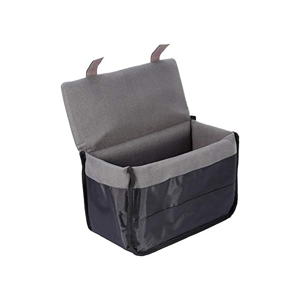 Maranon Gepolsterte Kameratasche, tragbare DSLR-Kameraobjektive Protector Divider Case mit einfacher Trennwand, weich, feuchtigkeitsbeständig, stoßfest, 28 × 14 × 18 cm – Bild 7