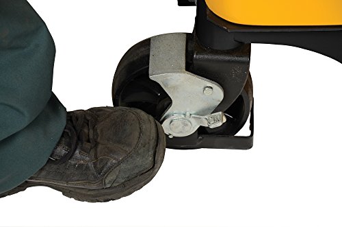 Vestil SE/HP-63 Hand Pump Powered Stacker, 63" Maximum Height, Yellow