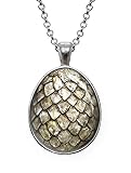 White Dragon Egg Pendant, Game of Thrones Necklace, Geek Jewelry, Girl Gift, Birthday Gifts, khaleesi, Daenerys Targaryen