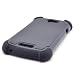 Double Layer X Shield Hard Hybrid Gel Case Cover For HTC One S / Ville,T-Mobile - Black
