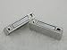 3 Sets 26.0x4.0mm Shiny Rhodium Strong Magnetic Clasp for Elegant Bracelet