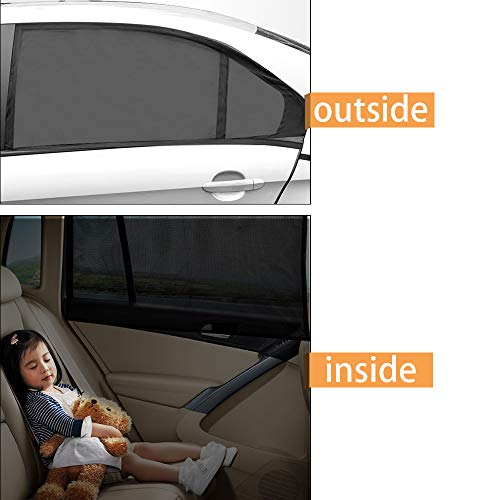 MMTX 2 Pack Car Window Shade, Car Sun Shade for Baby Car Side Rear