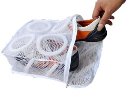 Amazon Co Jp そのまま干せる シューズ 洗濯 ネット スニーカー サンダル 上履き スリッパ 上靴 ホーム キッチン