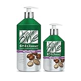 Hair One 6-in-1 Cleanser with Argan Oil for Curly hair 33.8 oz with BONUS 16.9 oz Bottle