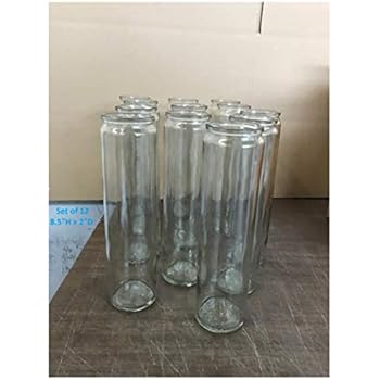 Home Garden 16 Tall Clear Glass Square Vases Wedding Party