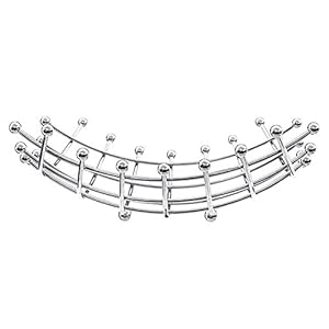 Creatieve comfortabele fruitmand kom groenterek roestvrij staal opslag standaard appeloranje zoals afgebeeld (Kleur…