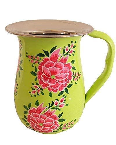 Hand Painted 54-oz/1.6-L Stainless Steel Cold Drink Pitcher Hand Painted 54-oz/1.6-L Stainless Steel Cold Drink Pitcher