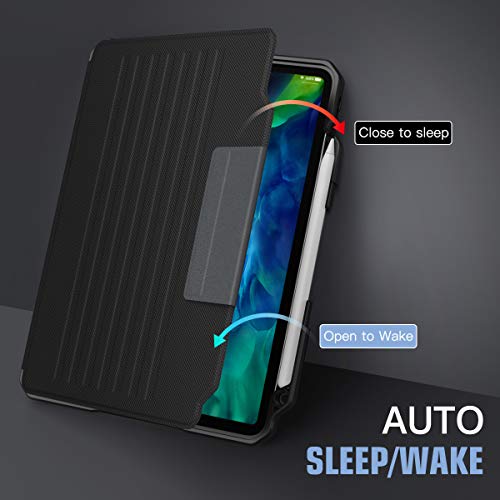 MoKo Case Fit iPad Pro 11 2nd Gen 2020 & 2018 [Support Apple Pencil 2