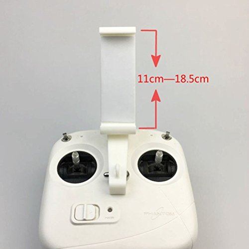 Hooshion Extended Phone Holder Controller Holder Mount Bracket for DJI Phantom 3 Standard Remote Controller Bracket FVP Monitor Holder