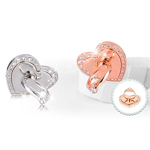 Unicorn XMS834 Phone Ring Holder,360° Rotation Universal Mobile Phone Finger Ring Stand Grip (2 pack) - Thumbnail 5