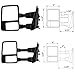 DEDC Left Driver Side Power Heated W/Turn Signal Light Towing Mirrors For 08-15 Ford Super Duty F250 F350 F450 2008 2009 2010 2011 2012 2013 2014 2015
