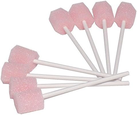 Kleen 100 Pink Foam Oral Dry Cleaning Swab by Kleen