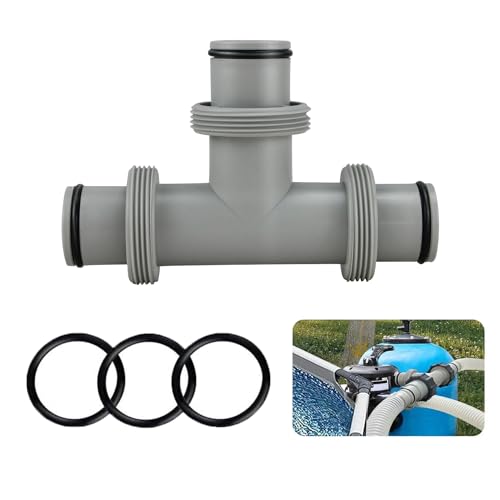 SIGANDG T-Connector for Pool Hose 38 mm, Adapter and Connection Set for Intex Coleman
