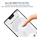 [2 Pack] JALL Tempered Glass Screen Protector Compatible for Google Pixel 3 XL, [Edge-to-Edge Coverage] [Fingerprint, Scratch & Force-Resistant] [Case Friendly] for Pixel 3 XL