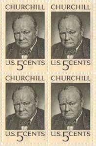 Amazon.com: Winston Churchill Set of 4 x 5 Cent US Postage Stamps NEW