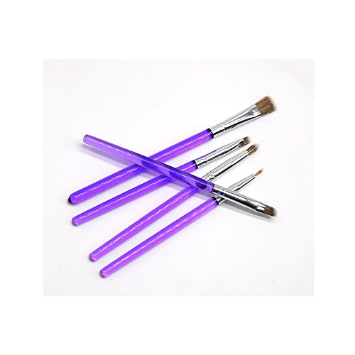 AK ART KITCHENWARE Sugar Cookie Brushes Set Gum Paste Flower Tools Fondant Cake Decorating Supplies Bakeware Kitchen Utensil Bakery Tools (Set of 5pcs) - Thumbnail 4