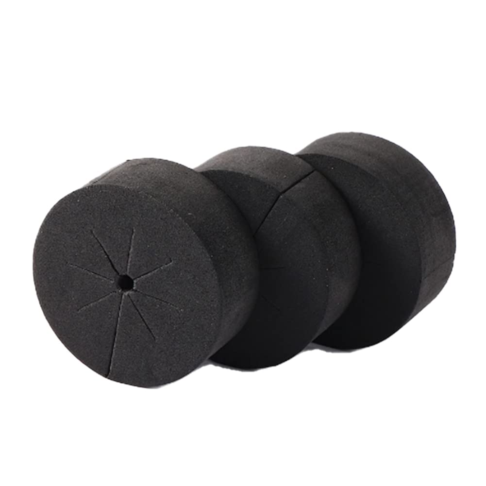 Hopbucan 40Pcs Garden Clone Collars Neoprene Inserts Sponge Block Part for 2 Inch Net Pots Hydroponics and Cloning Machines