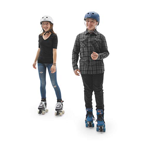 Circle Society Classic Adjustable Indoor and Outdoor Childrens Roller Skates - Checkered (Renewed) - Thumbnail 5